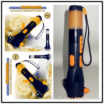 Torch flashlight radio safety hammer belt cutter for tsunami--Eagle